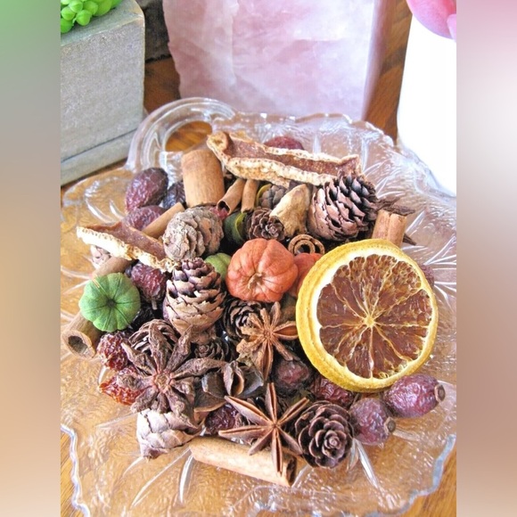 New UNSCENTED Natural Rustic Prim Dried Potpourri Fall Bowl Filler Fixins 2 CUPS - Picture 6 of 6